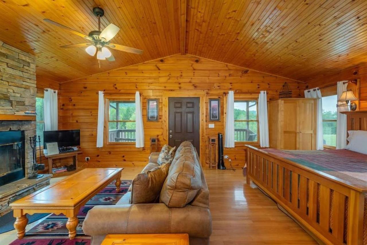 Log Cabin Stunning Mountain Views On 12 Acres Candler Экстерьер фото